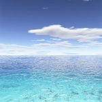 8月の海
