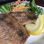 サカマレシピ【メバルのガーリックレモンバターソテー】