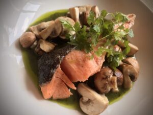 サカマレシピ【信州サーモンのミキュイ】