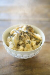 牡蠣の炊き込みごはん